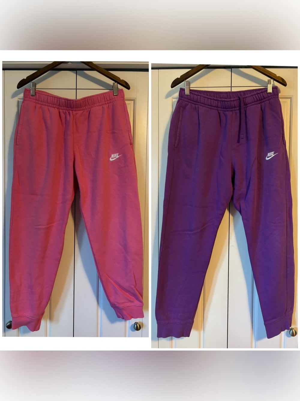 ❗️BUNDLE❗️Nike purple & pink sweatpants